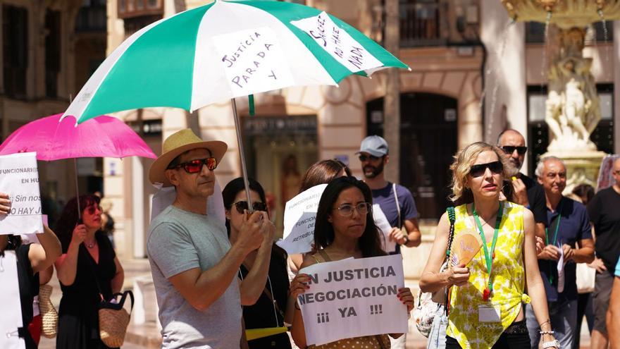 Las huelgas de Justicia en Málaga retrasan ya pleitos laborales hasta 2025