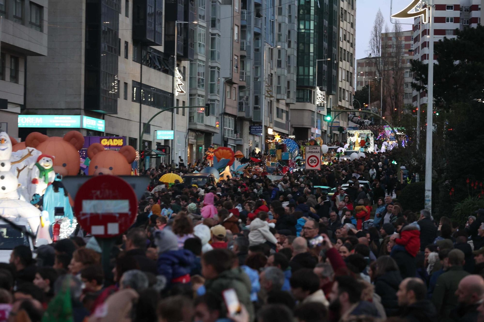 Cabalgata de Reyes Magos en A Coruña