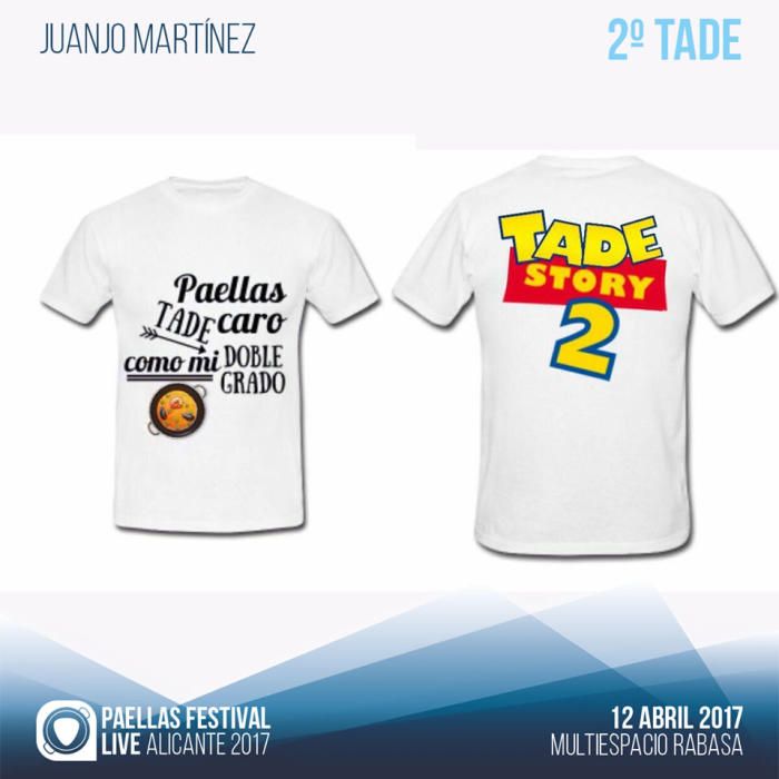 Camisetas llenas de humor para las Paellas 2017