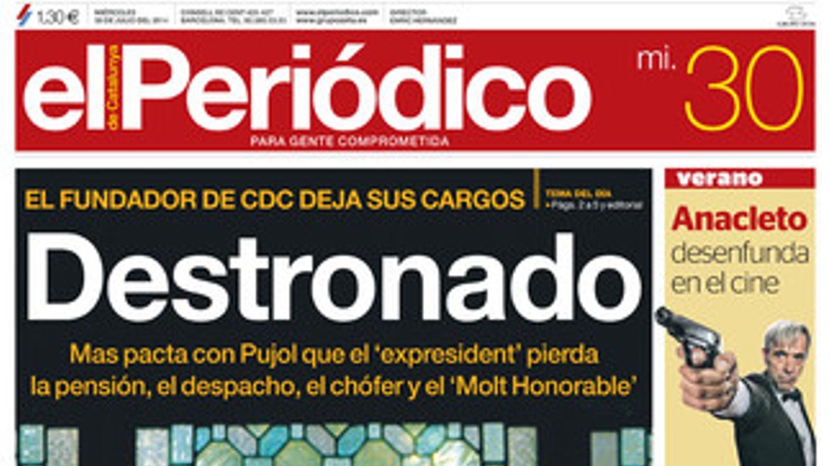 Portada de la edición del 30 de julio.