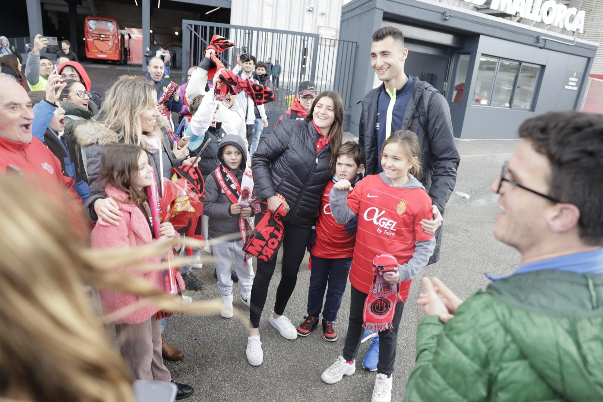 Recibimiento al Real Mallorca en Son Moix