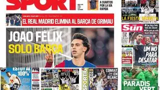 Joao Félix solo quiere al Barça y la prensa blanca presume de la Champions