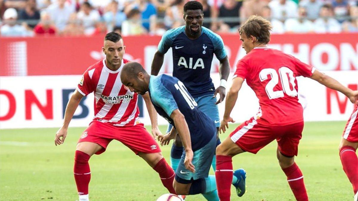 El Girona contra el Tottenham