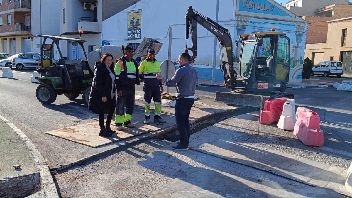 El Ayuntamiento junto a la concesionaria Facsa han ejecutado las obras del proyecto de mejora de la red de recogida de pluviales en la Vilavella.