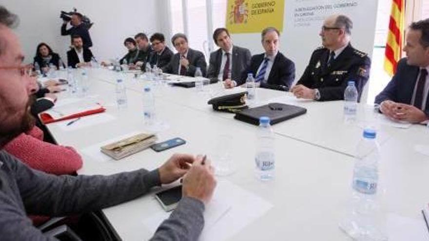 Millo, reunit ahir a Girona amb directors de l&#039;administració.