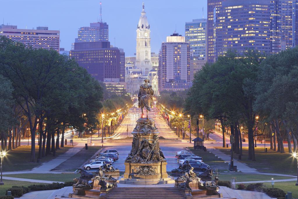 Parque de Benjamin Franklin en Filadelfia