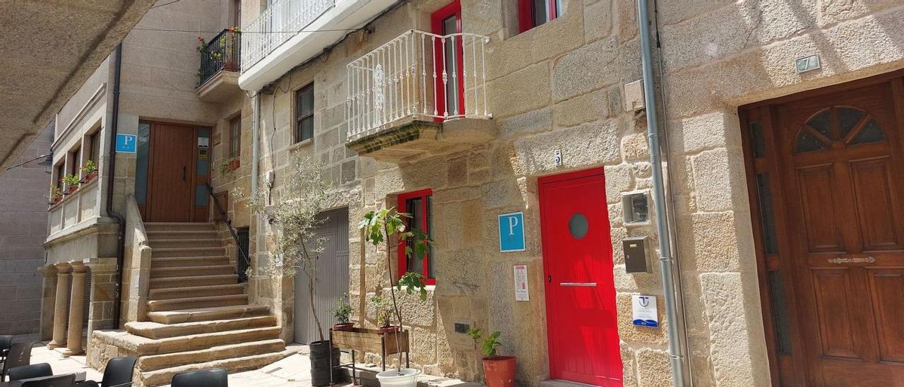 Casa Choupas, en el casco histórico de Cangas.
