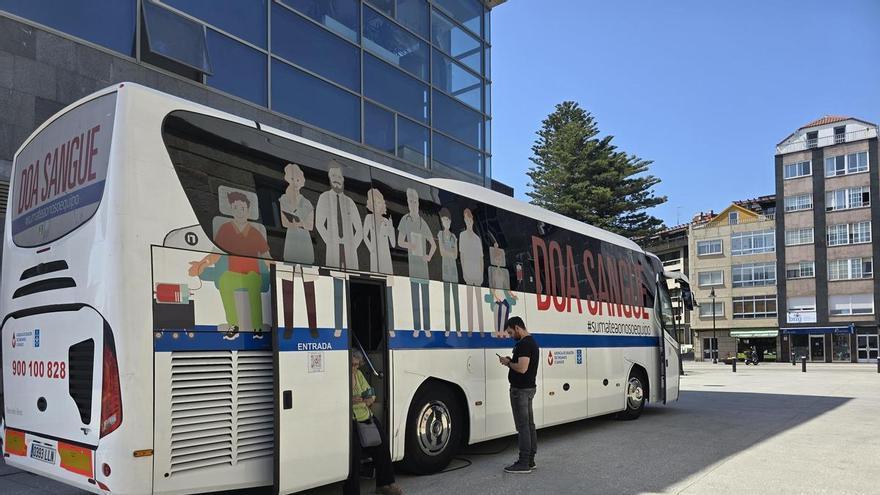La unidad móvil de donación de sangre está este ma