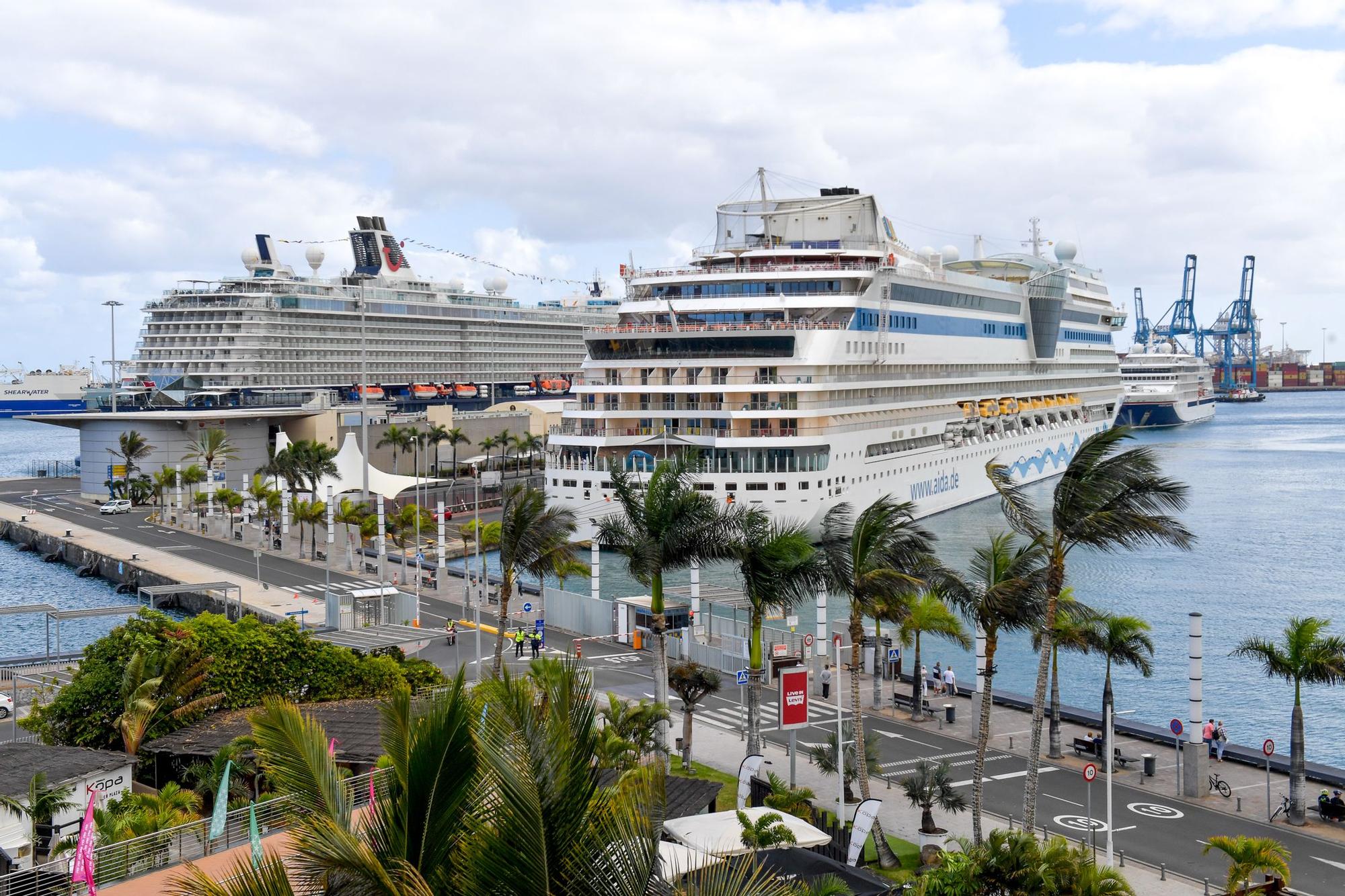 Cruceros en el Puerto de Las Palmas (07/11/2021)