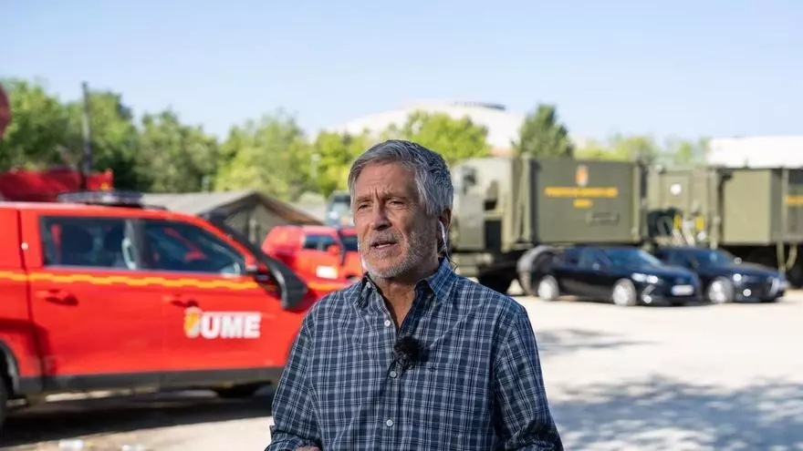 Marlaska, sobre los incendios en Madrid, Ávila y Toledo: "Las condiciones climatológicas no nos ayudan nada"