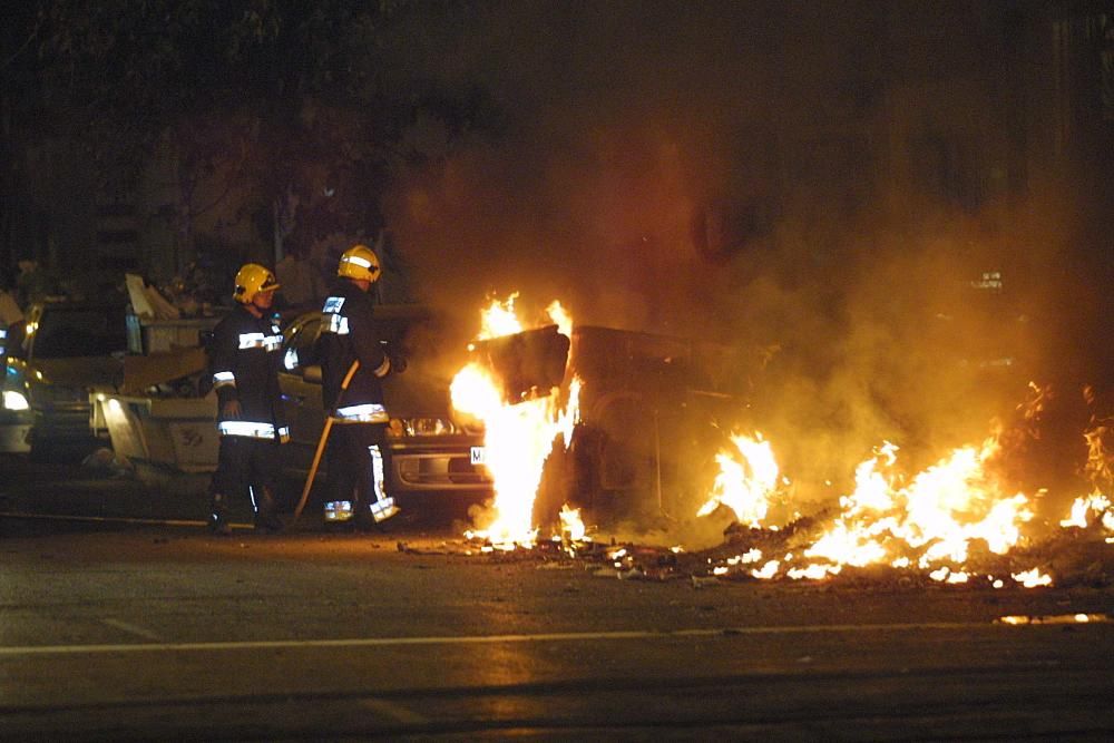 Así fue la huelga de limpieza de 2002