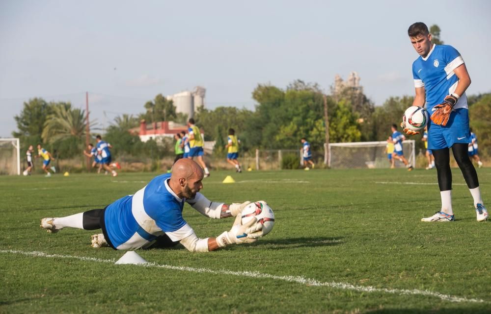 Primer entrenamiento del Hércules