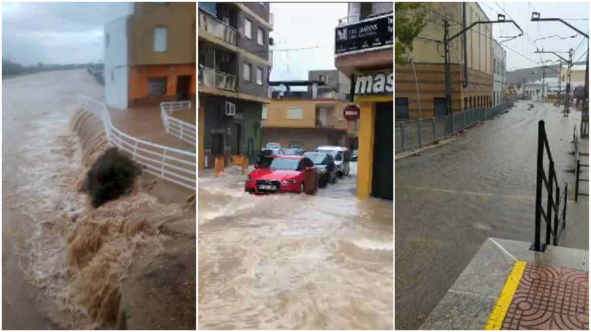 La lluvia desborda los municipios de La Ribera