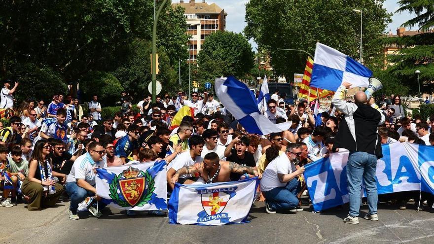 Antiviolencia propone duras sanciones para 18 aficionados del Real Zaragoza en el derbi ante el Huesca