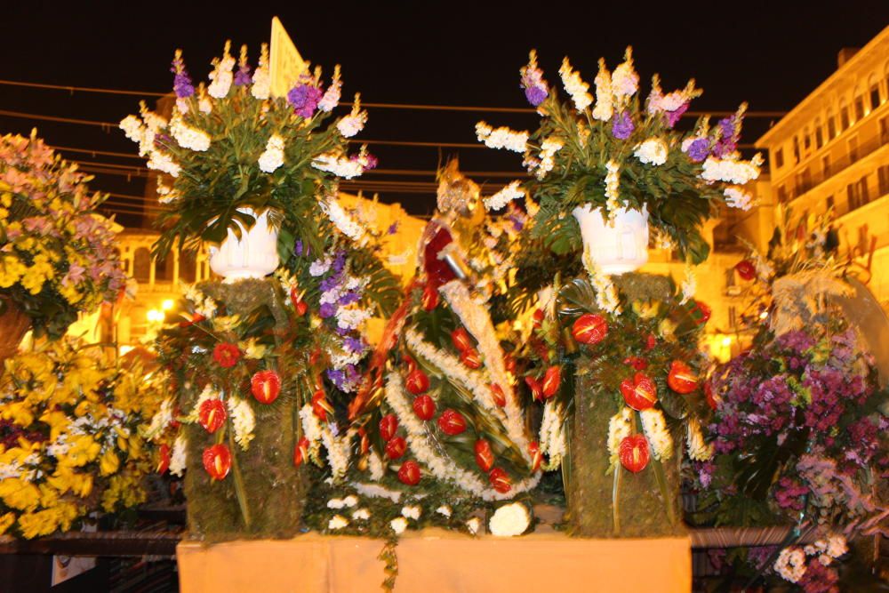 Así son las canastillas y el manto de la Ofrenda