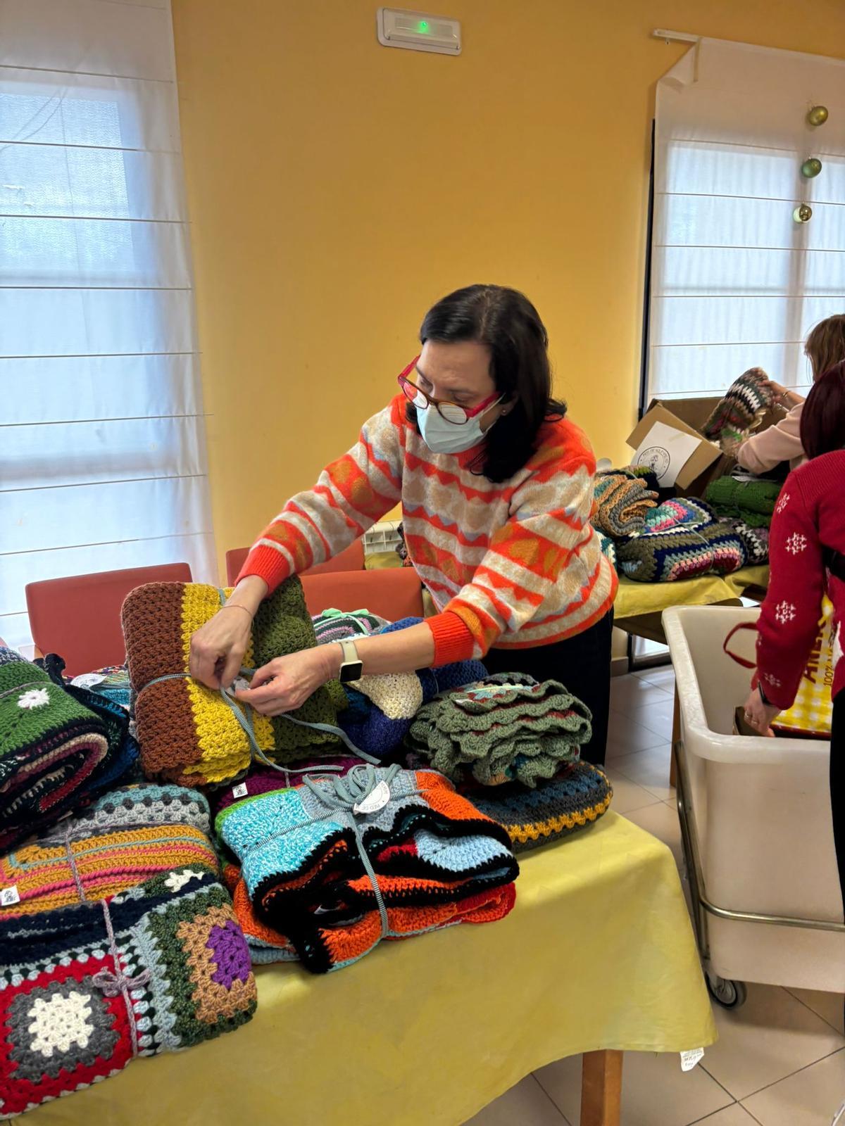 GALERÍA | Mantas solidarias en Sanabria