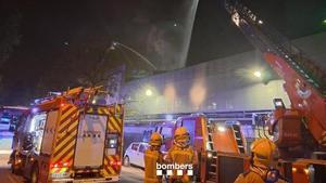 Incendio declarado esta madrugada en Mollet del Vallès