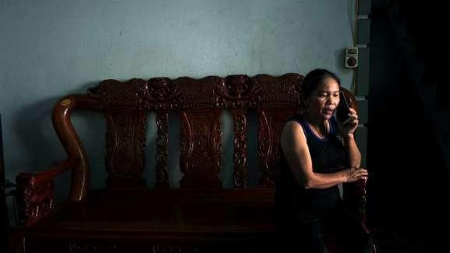 Hoang Thi Ai, madre de una de las víctimas. // Reuters