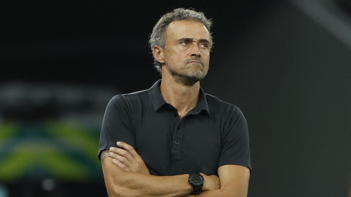 Luis Enrique, decepcionado