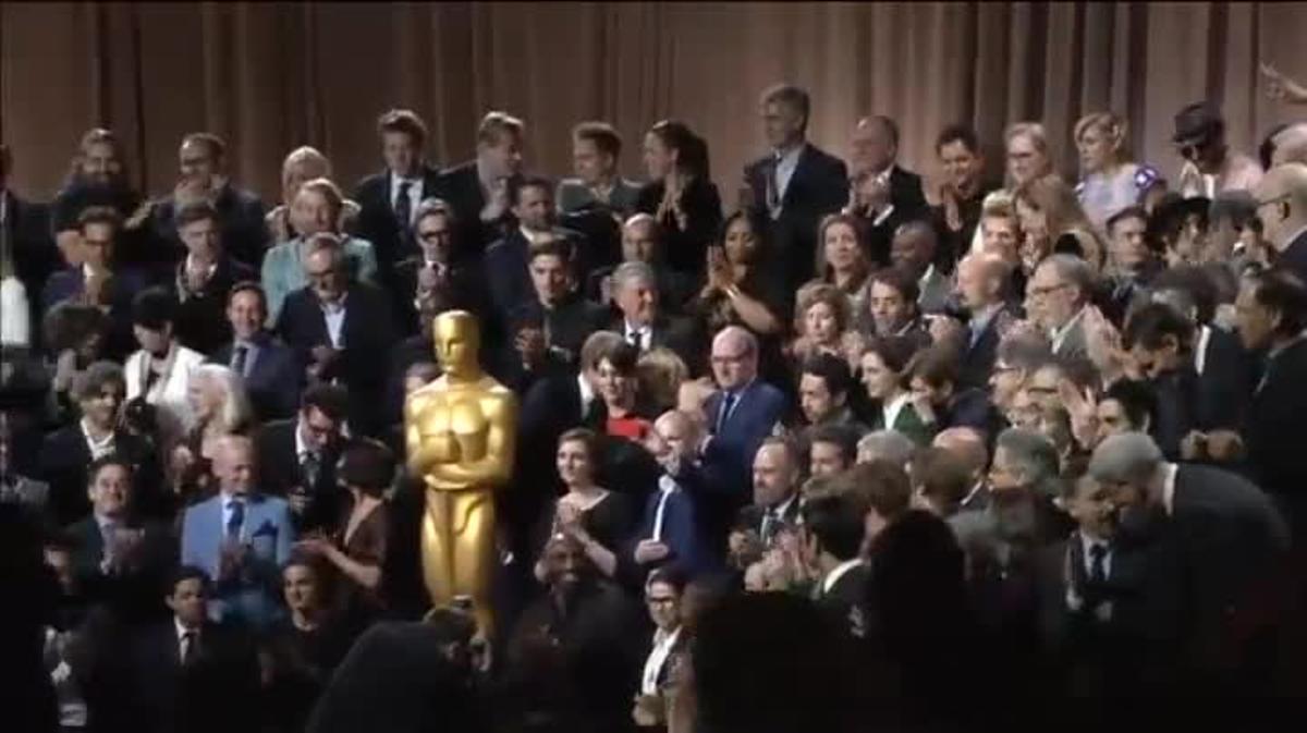 Los nominados a los Oscar se reúnen para comer.