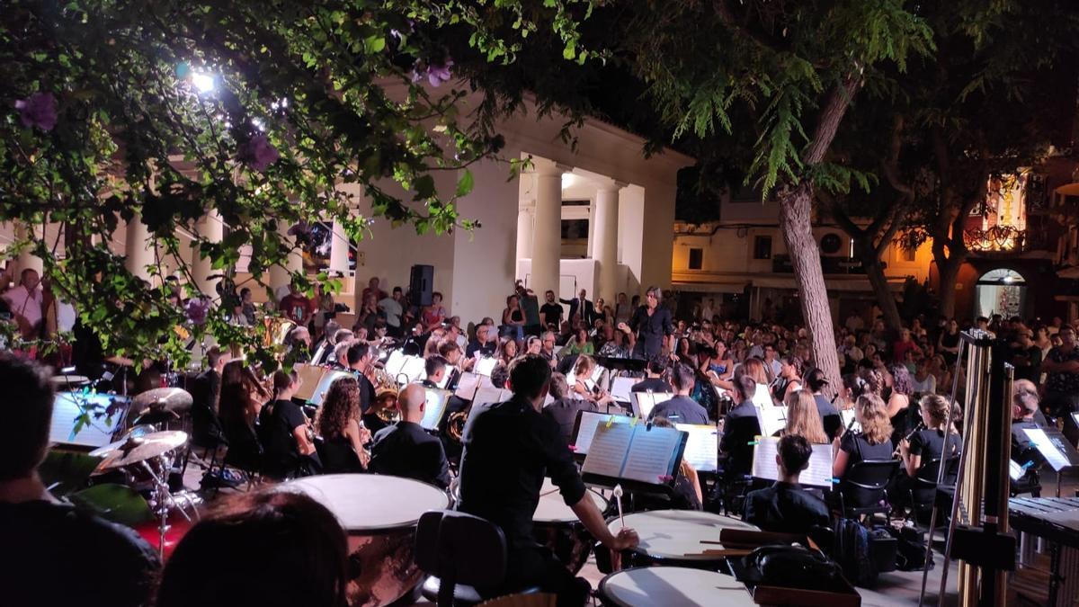 Un concierto de la Banda Ciutat d'Eivissa