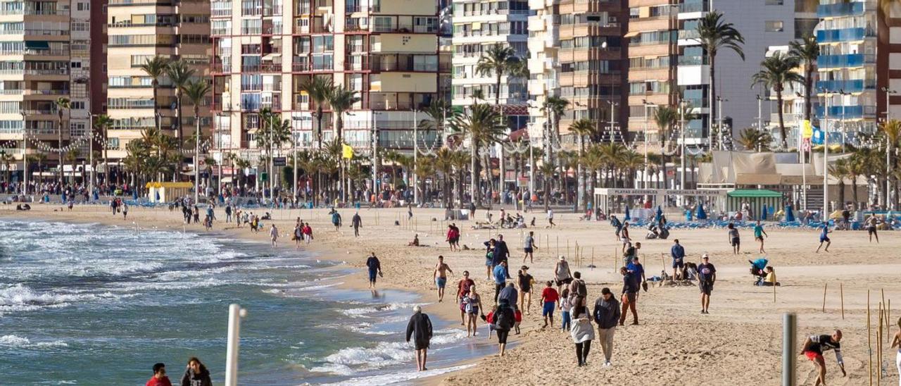 La población empadronada de Benidorm vuelve a descender este año. | DAVID REVENGA