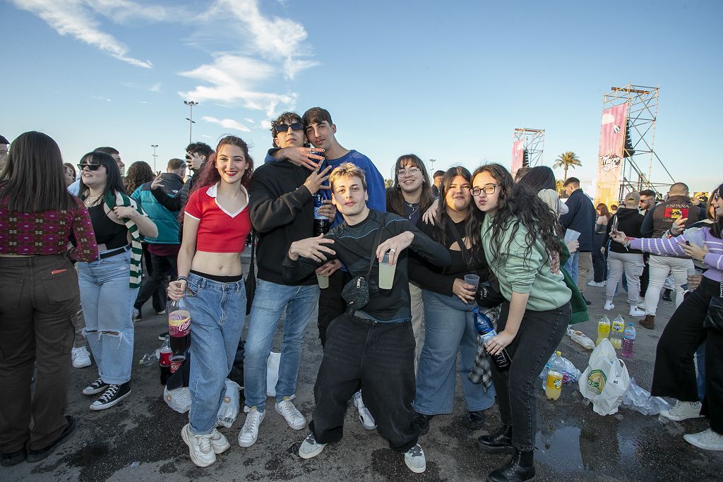 Las imágenes de la macrofiesta universitaria en La Fica (27/01/2023)