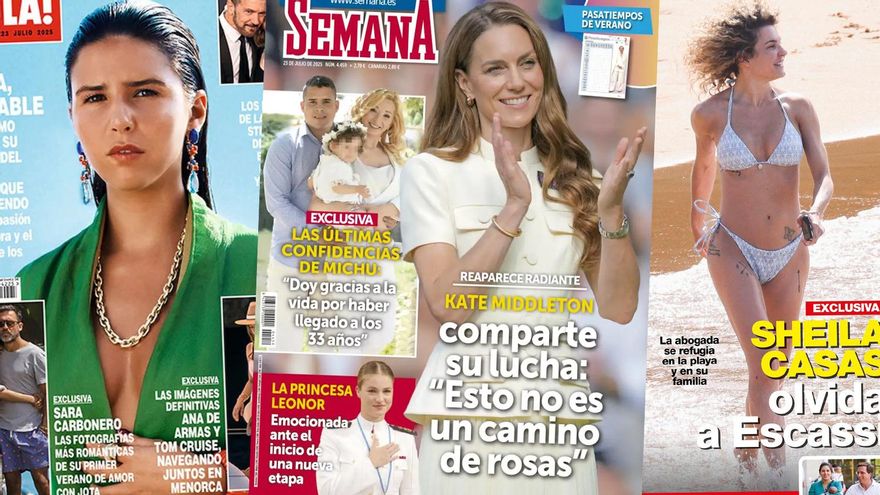 Almeida pasea a su bebé por Madrid y Ana de Armas, a Tom Cruise por Menorca