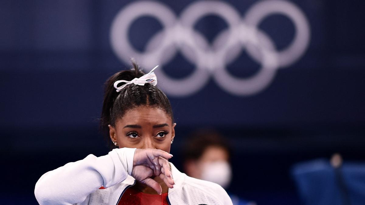 Simone Biles, este miércoles.