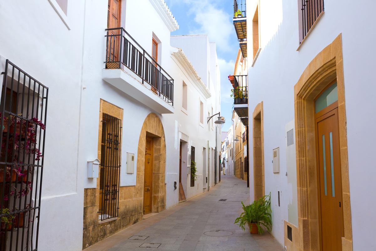 Calles de Jávea.