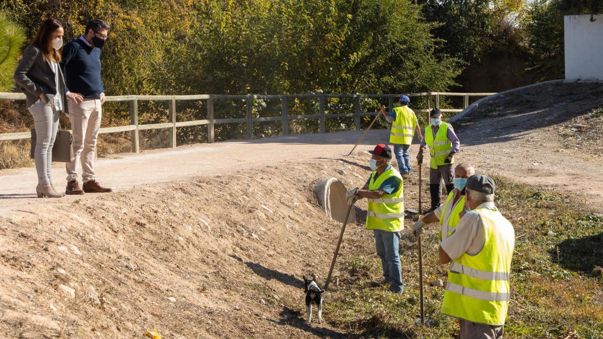 Los Consejos Comárcales permiten la mejora de zonas verdes y peatonales en Caravaca