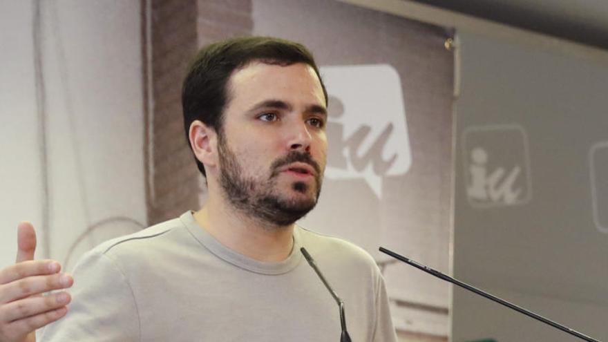 Garzón en la asambea federal de su partido.