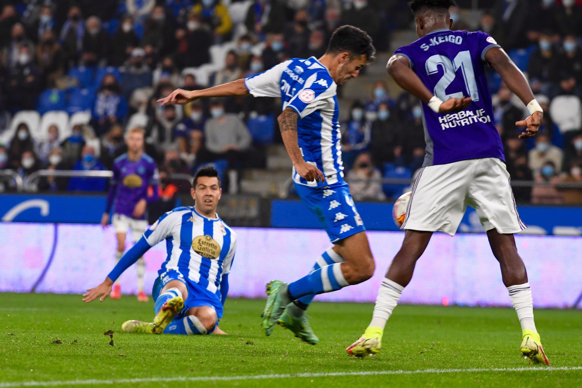 El Dépor le gana 3-0 al Valladolid Promesas