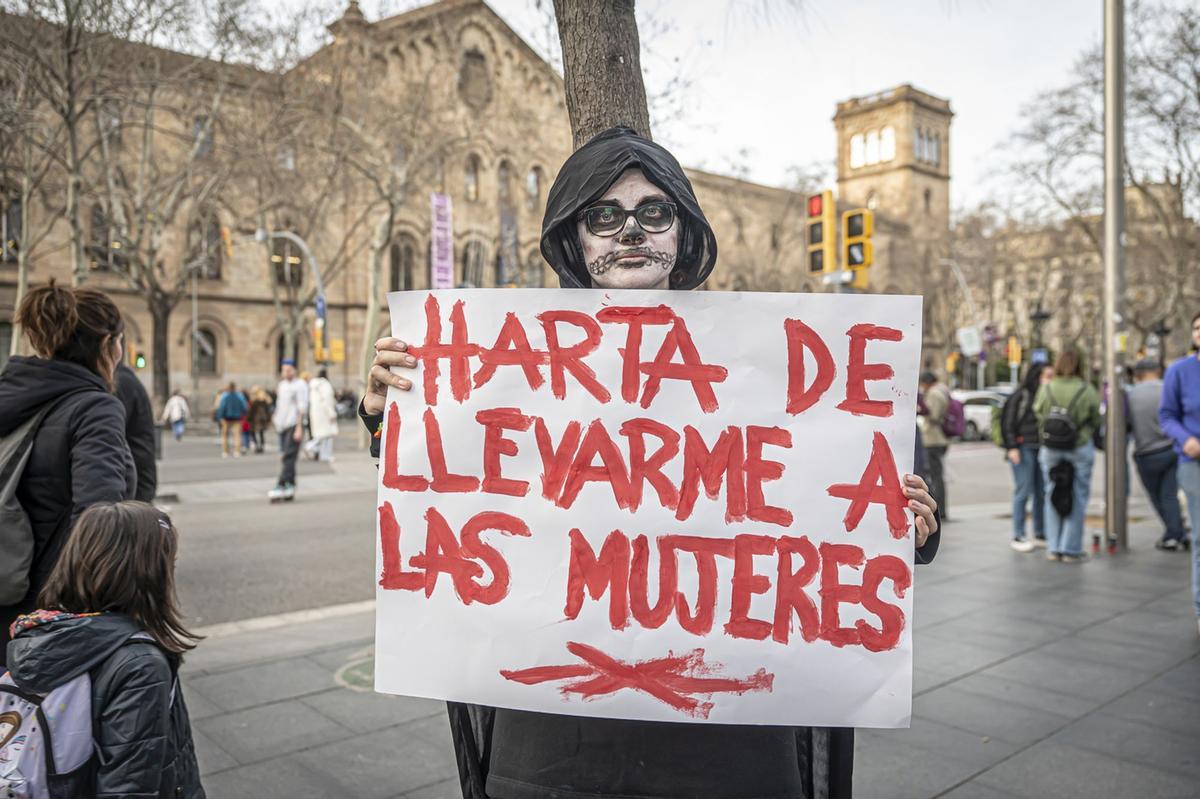 Manifestación del 8M en Barcelona