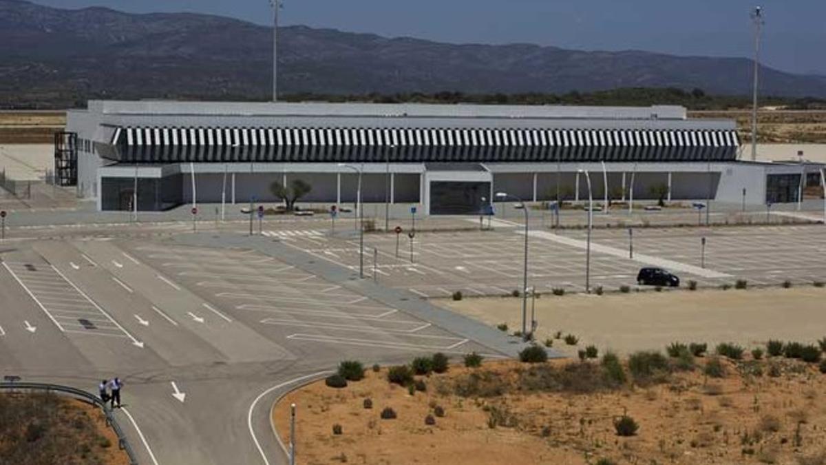 Una vista general de las instalaciones del aeropuerto de Castellón-Costa Azahar