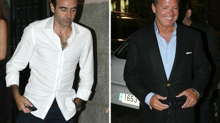 Bronca: Enrique Ponce le tira una copa de vino a Luis Miguel en presencia de Paloma Cuevas