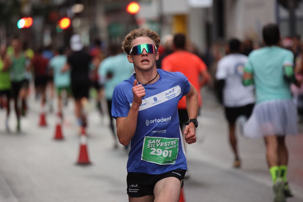 Las imágenes de la San Silvestre 2024 en Murcia