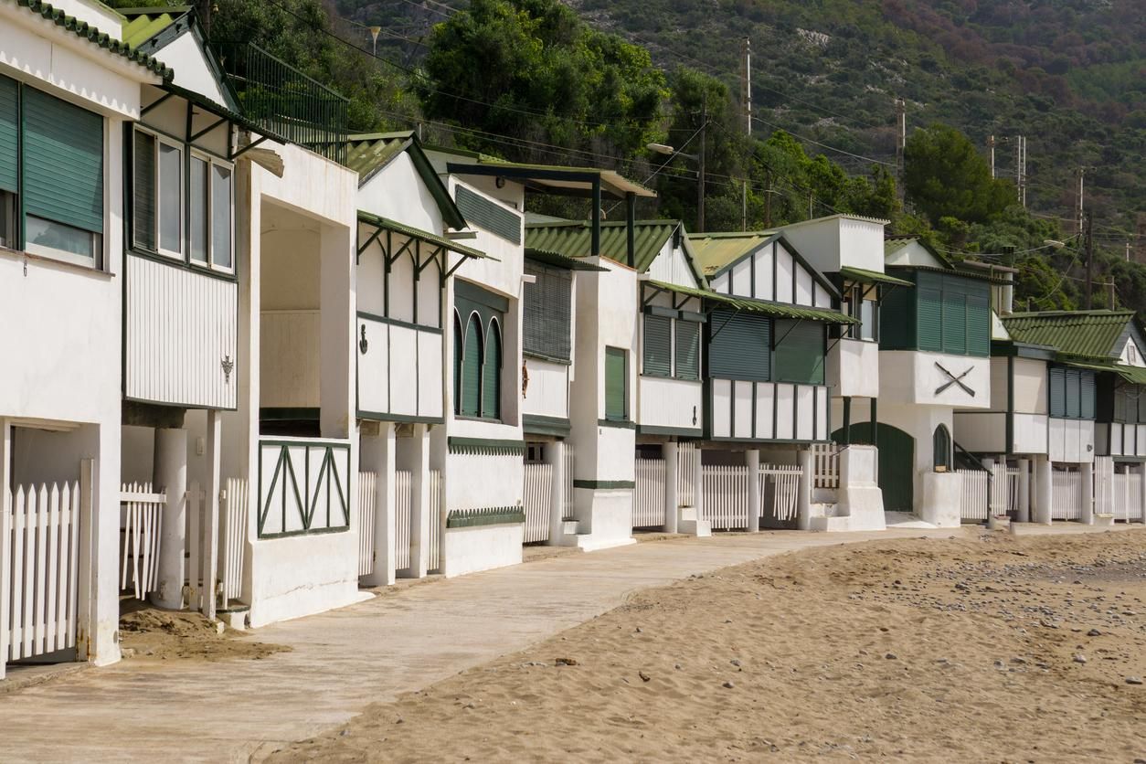 Invernaderos con vistas al mar Mediterráneo: Casetes del Garraf