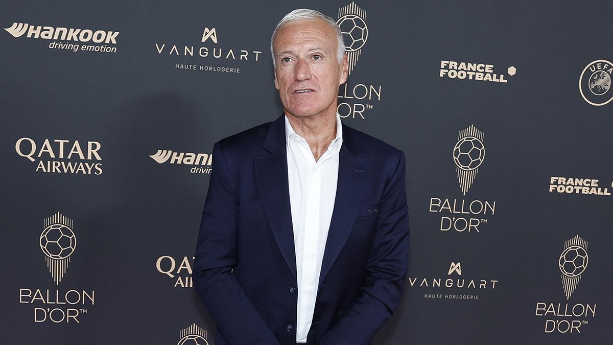 El seleccionador francés Didier Deschamps llega a la gala del Ballon d'Or 2025