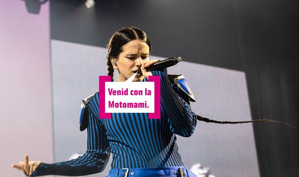 Rosalía en concierto