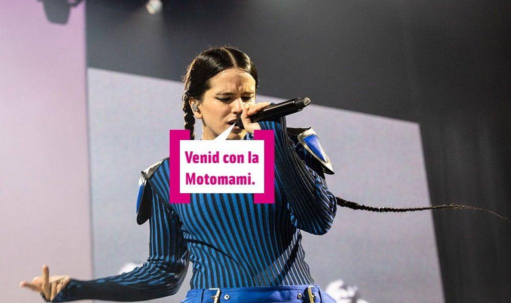 Rosalía en concierto