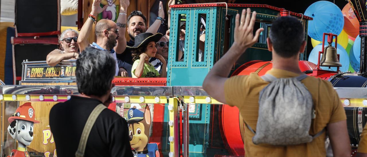 Imagen de la feria de San Fernando, este martes.