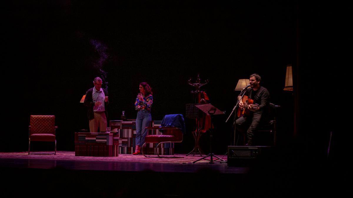 Un moment de l&#039;espectacle en l&#039;Homenatge a la Paraula.