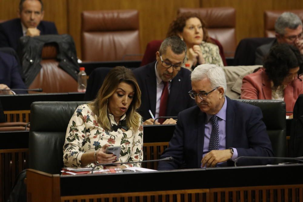 Segunda sesión del pleno de investidura de Juanma Moreno