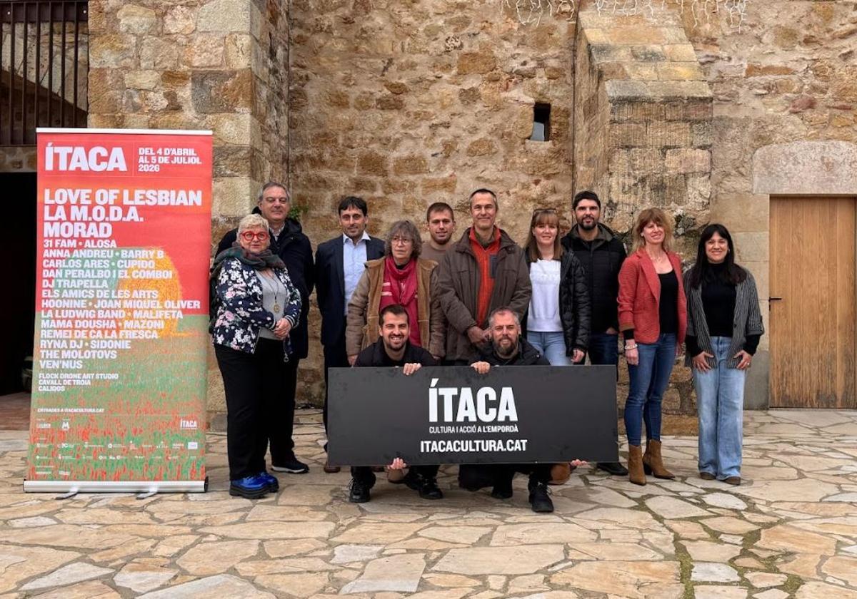 La presentació del festival, aquest dilluns a Pals.