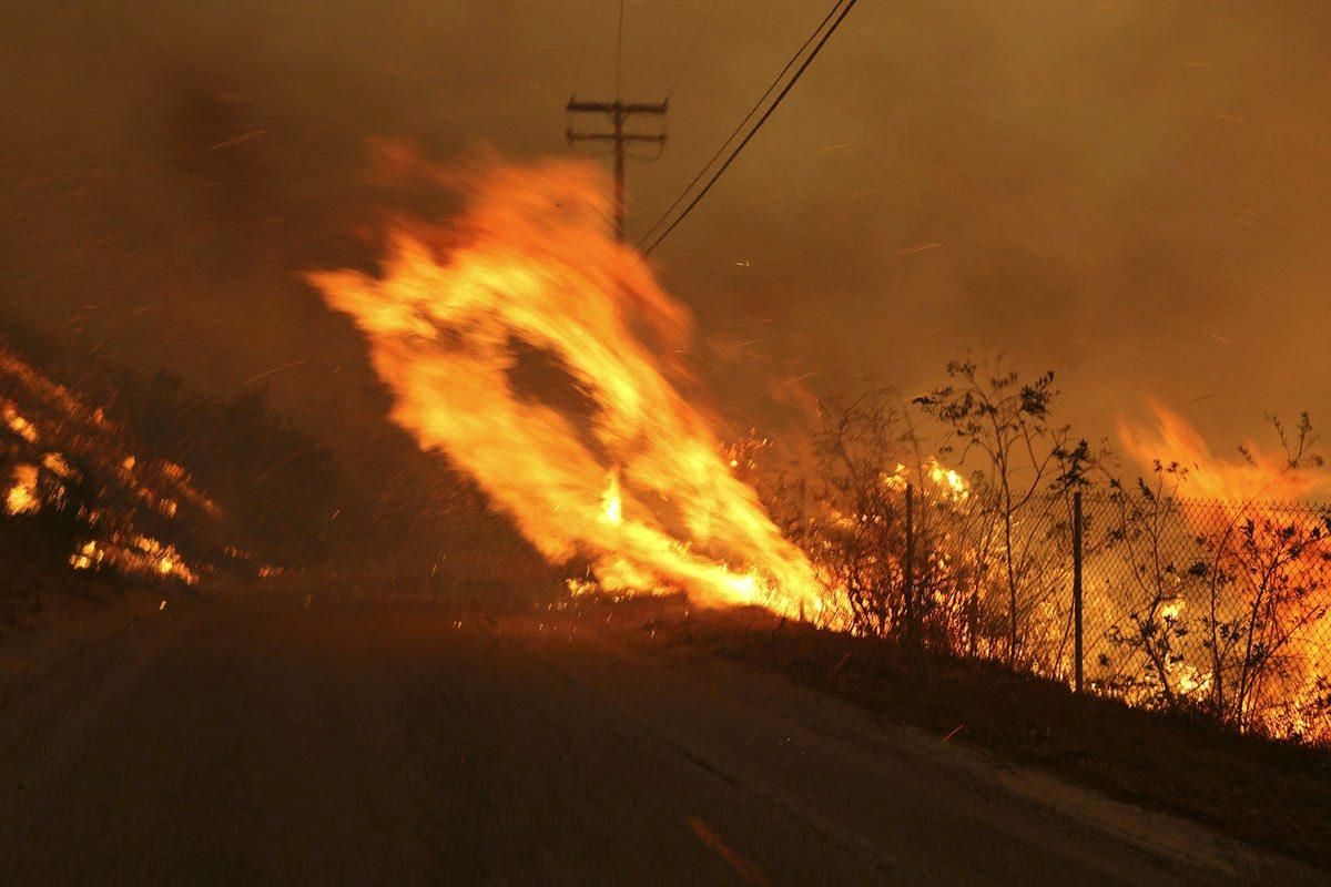 El devastador incendio de California en imágenes