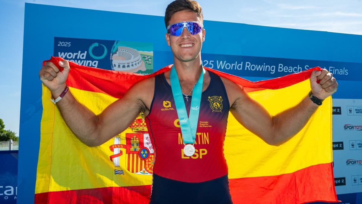 Ander Martín, plata en el Mundial de Beach Sprint