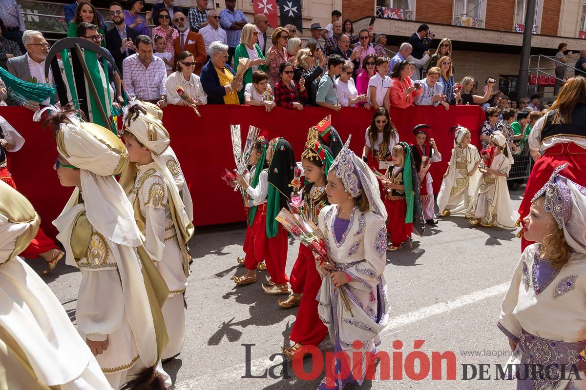 Desfile infantil del Bando Moro en las Fiestas de Caravaca