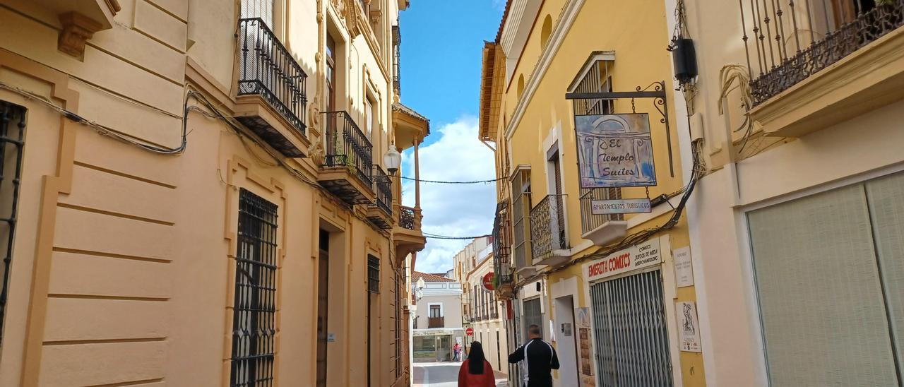 Apartamentos turísticos en el entorno del Templo de Diana de Mérida.