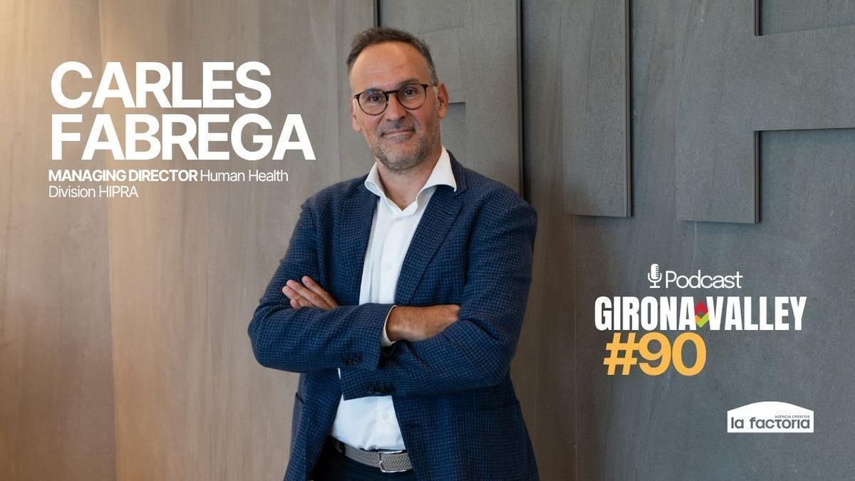 Carlès Fàbrega, després de la gravació del podcast a la seu d’Hipra a Aiguaviva.